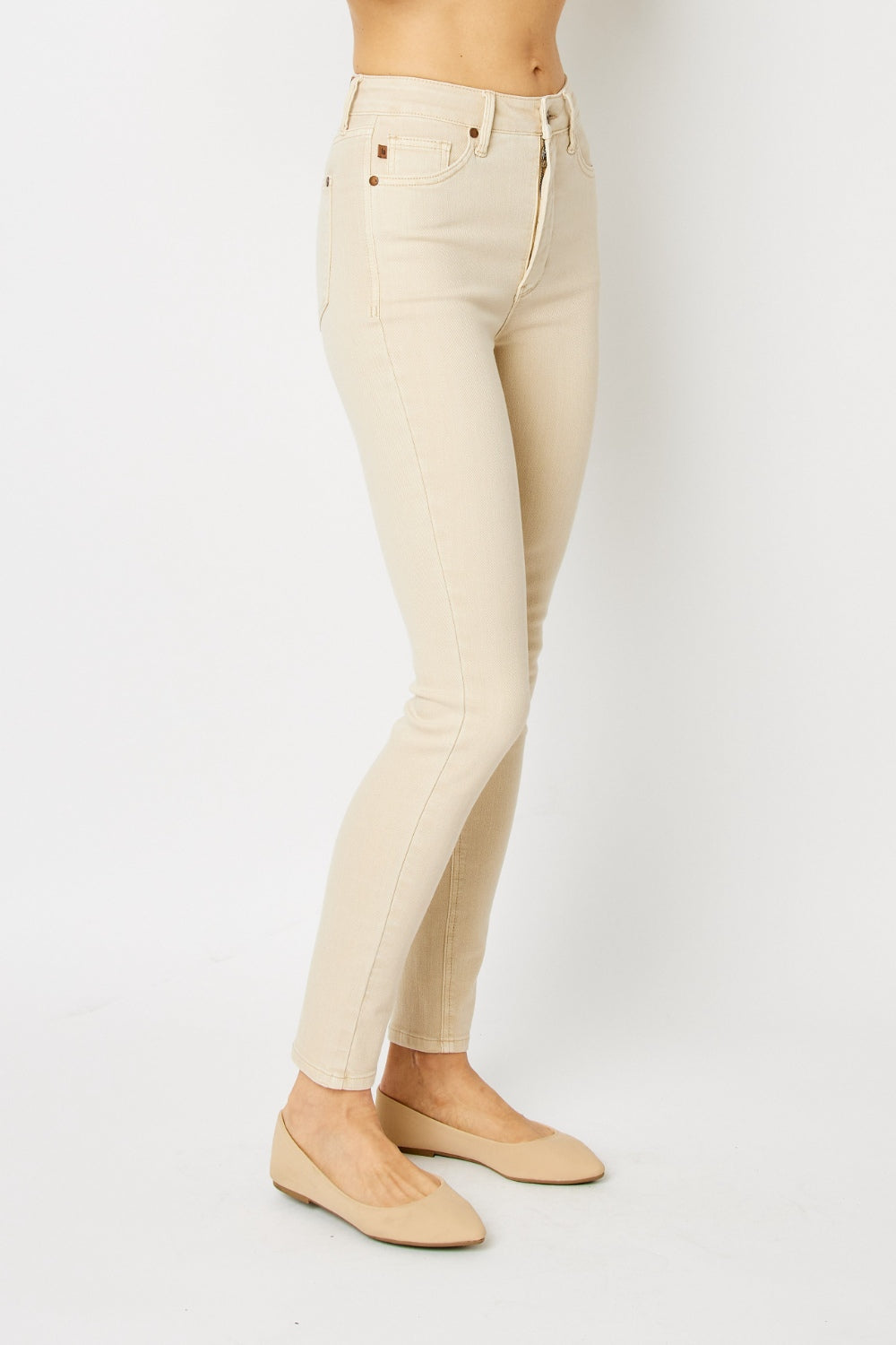 Judy Blue Full Size Garment Dyed Tummy Control Skinny Jeans - AllIn Computer