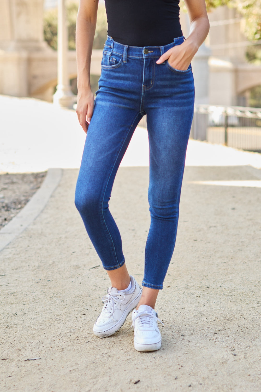 BAYEAS Skinny Cropped Jeans - AllIn Computer