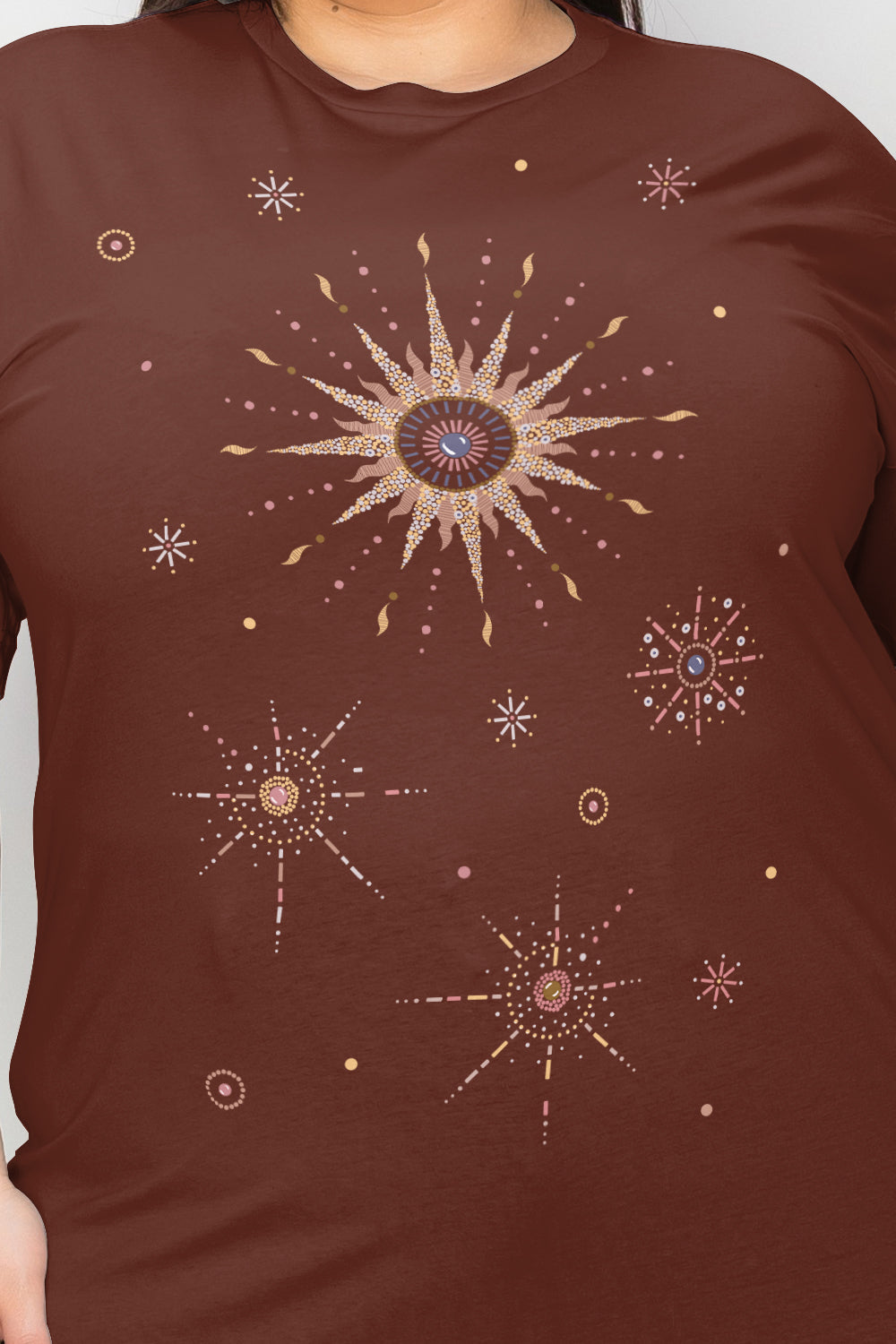 Simply Love Full Size Space Galaxy Constellation Graphic T-Shirt - AllIn Computer