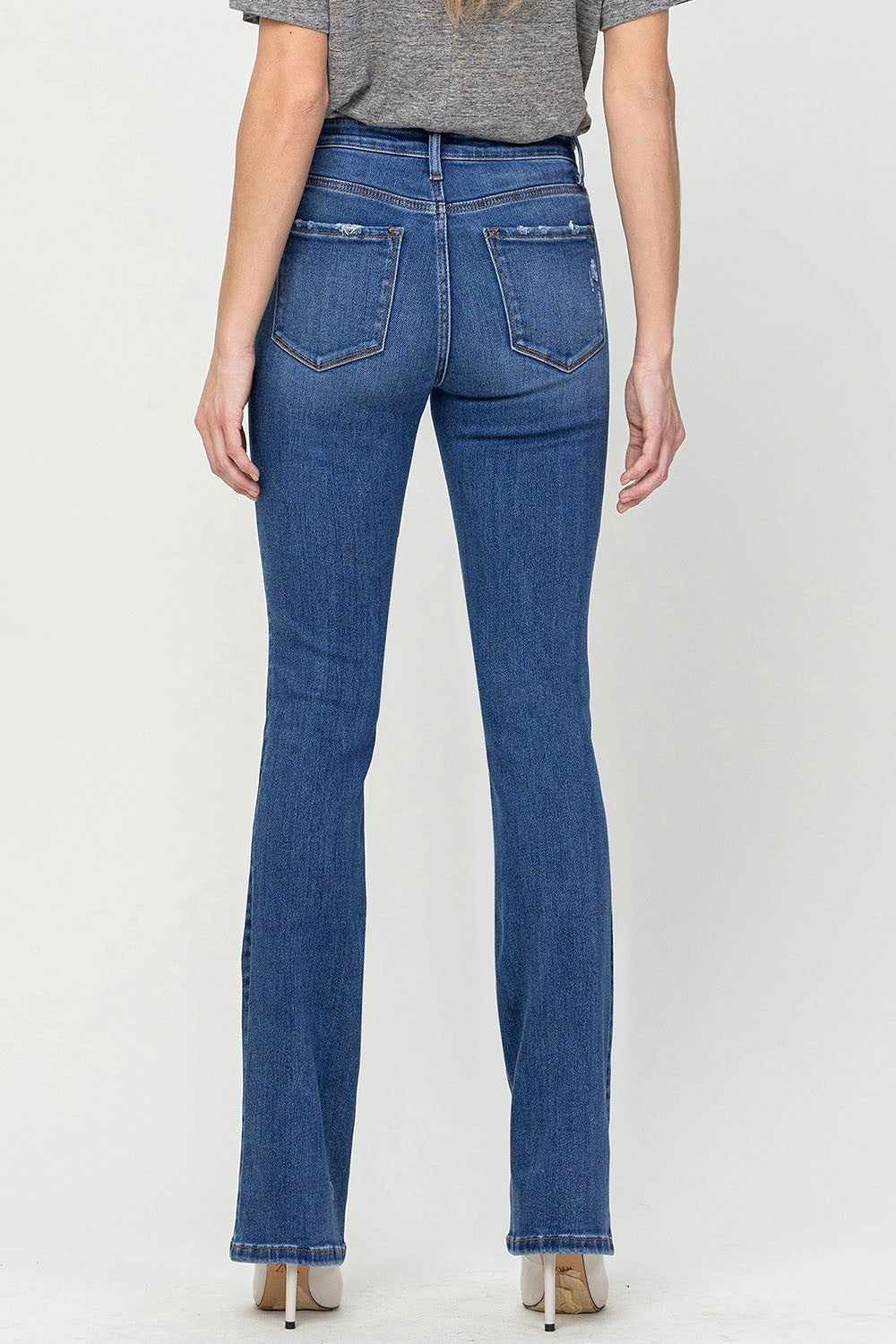 Vervet by Flying Monkey High Waist Bootcut Jeans - AllIn Computer