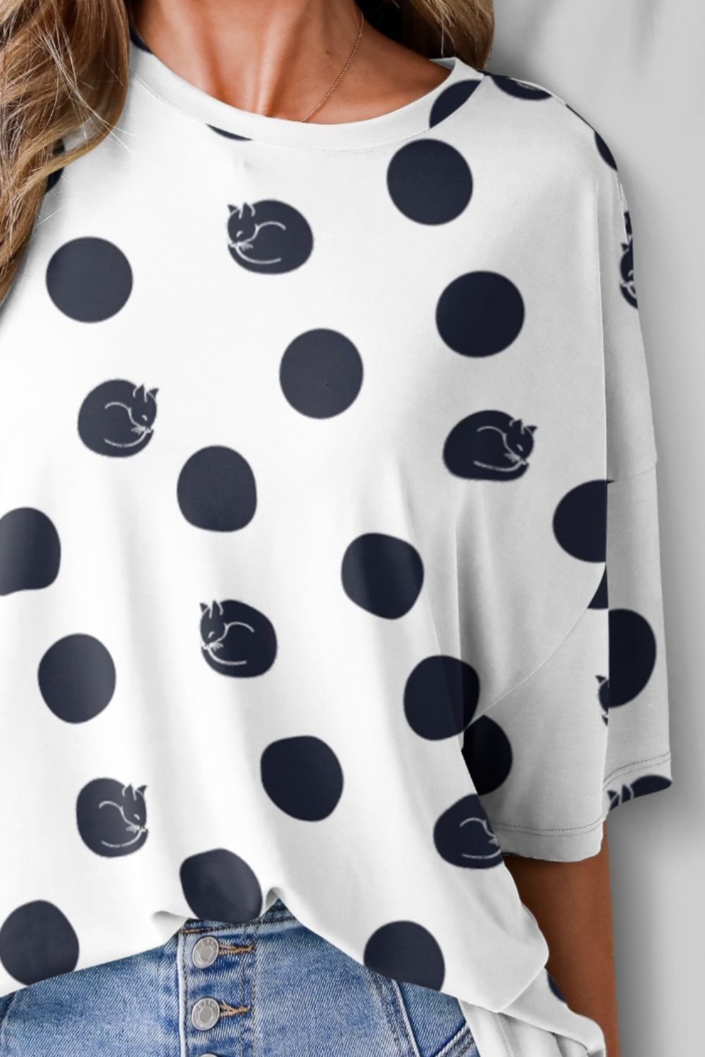 Round Neck Half Sleeve T-Shirt - AllIn Computer