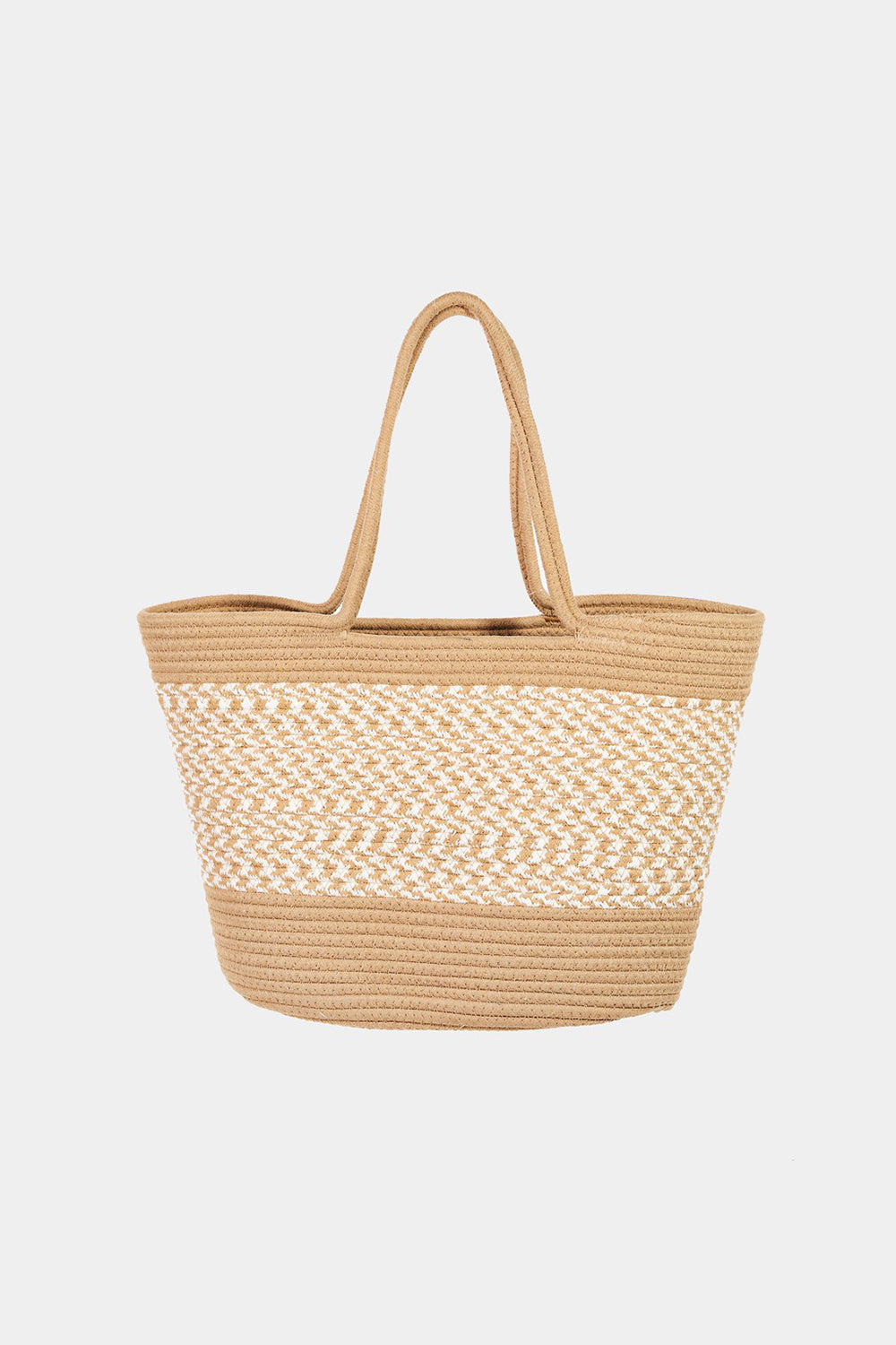 Fame Braid Pattern Beach Tote Bag - AllIn Computer