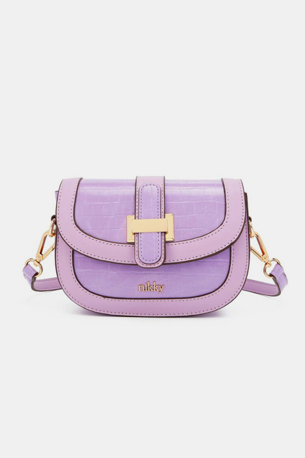 Nicole Lee USA Croc Embossed Crossbody Bag - AllIn Computer