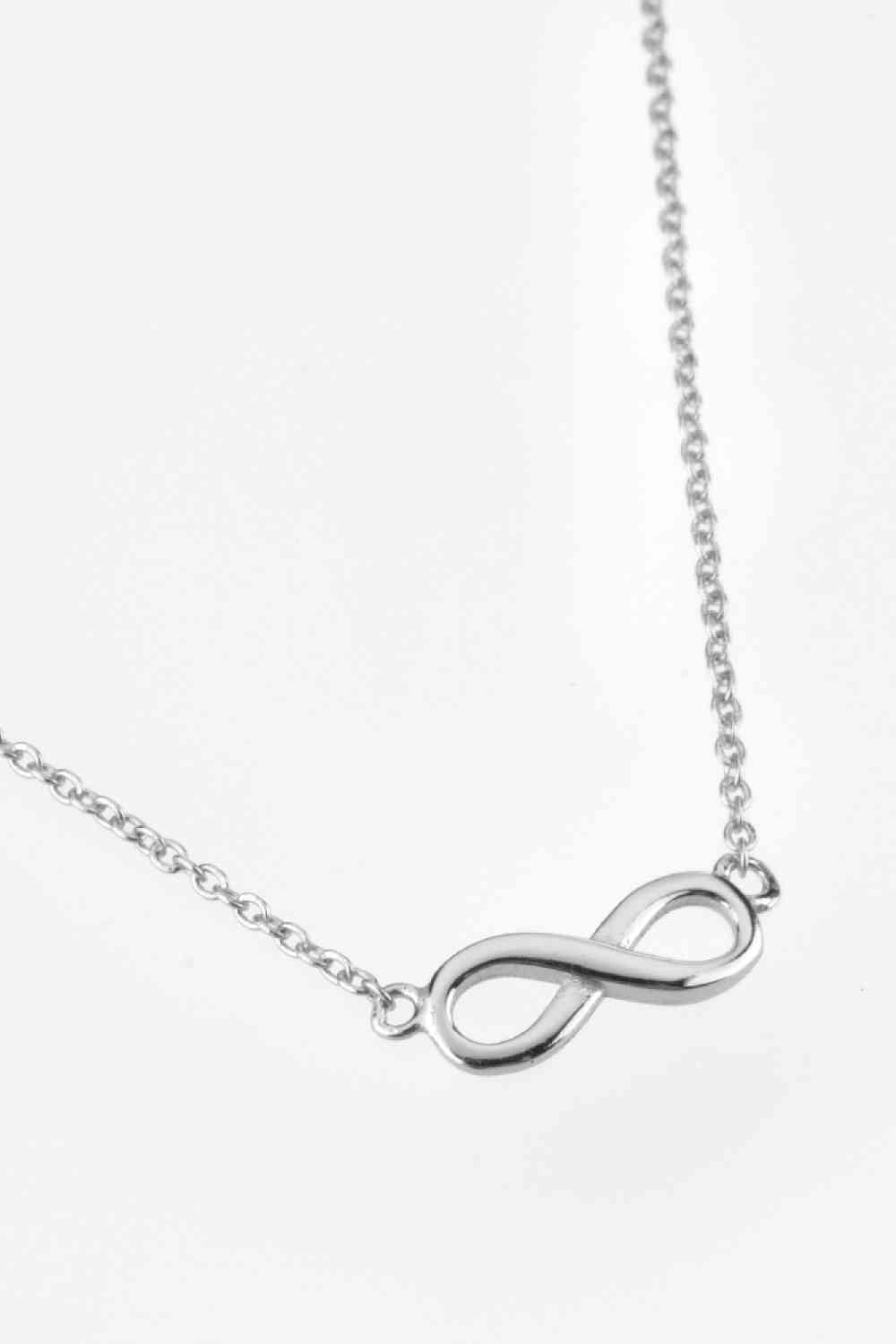 Figure 8 Lobster Clasp 925 Sterling Silver Necklace - AllIn Computer