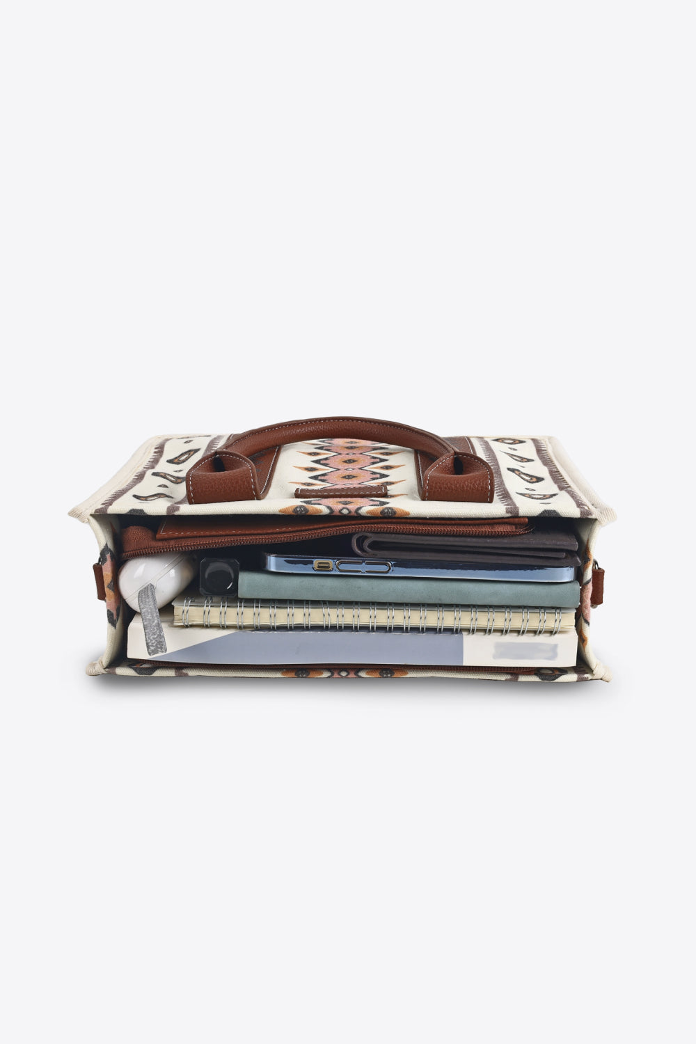 Printed PU Leather Shoulder Bag - AllIn Computer