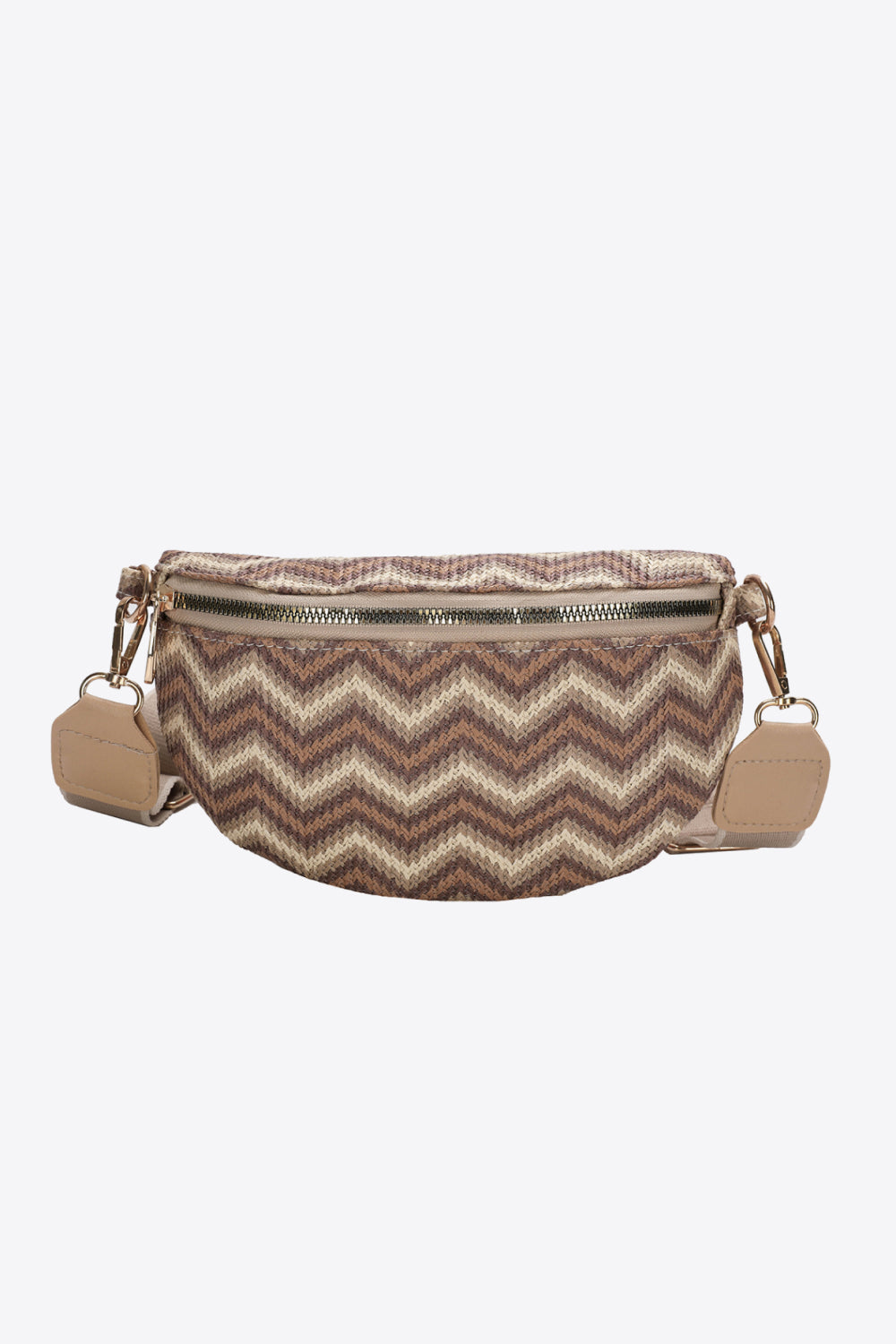 Adored Chevron Straw Sling Bag - AllIn Computer