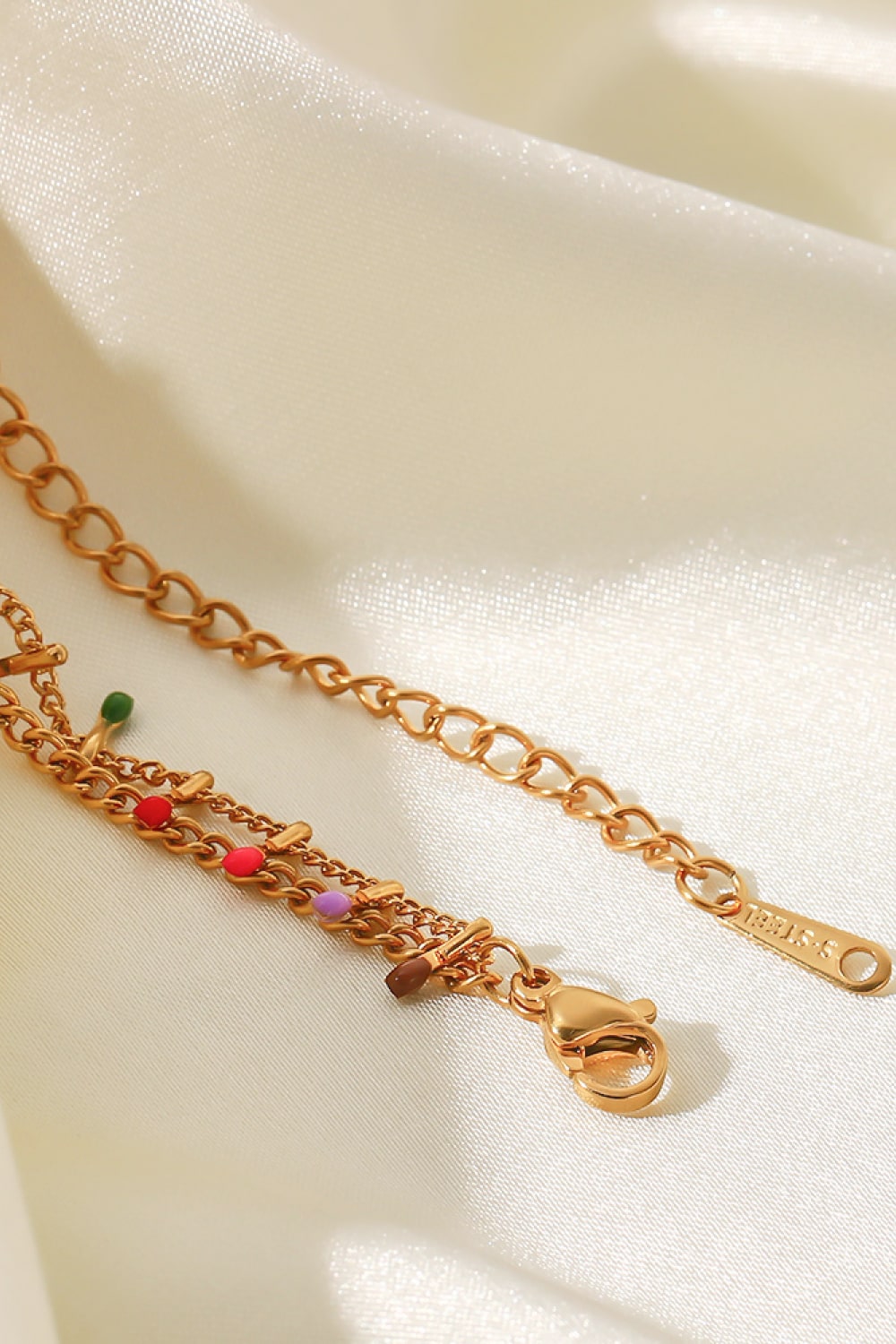 18K Gold-Plated Double-Layered Stainless Steel Necklace - AllIn Computer