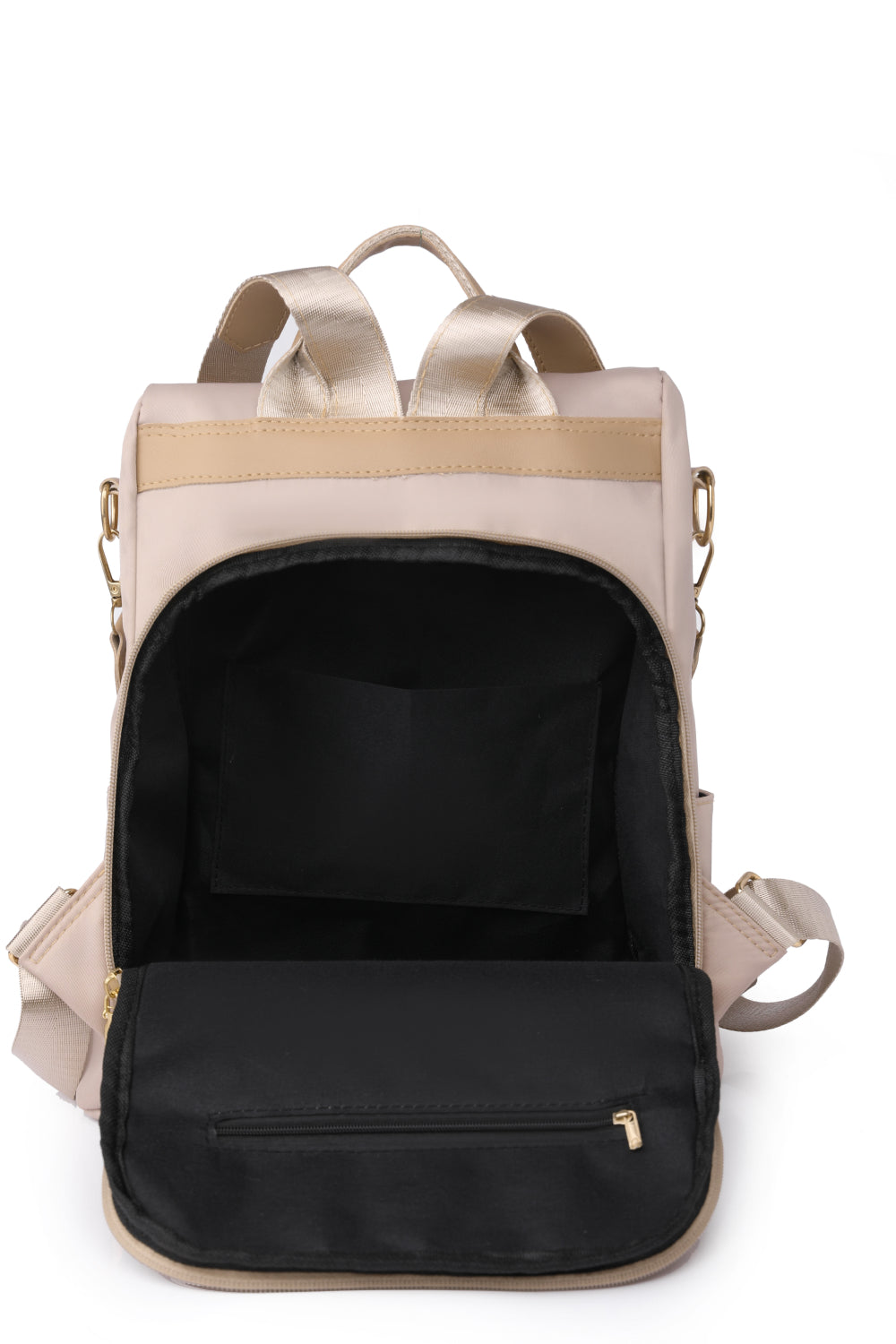 Zipper Pocket Beaded Backpack - AllIn Computer