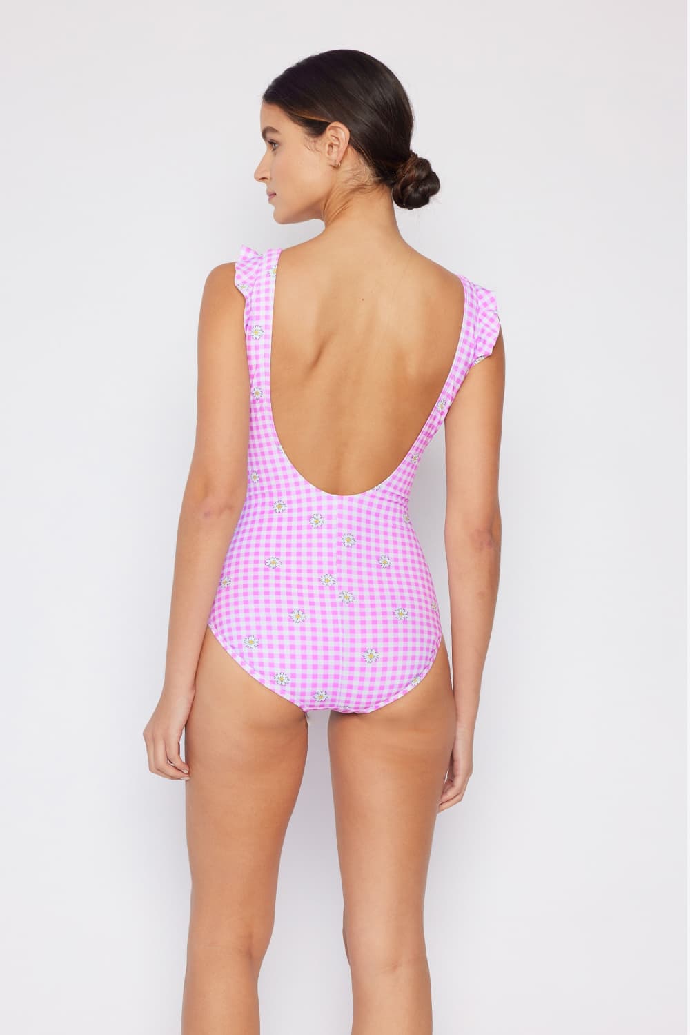 Marina West Swim Full Size Float On Ruffle Faux Wrap One-Piece in Carnation Pink - AllIn Computer