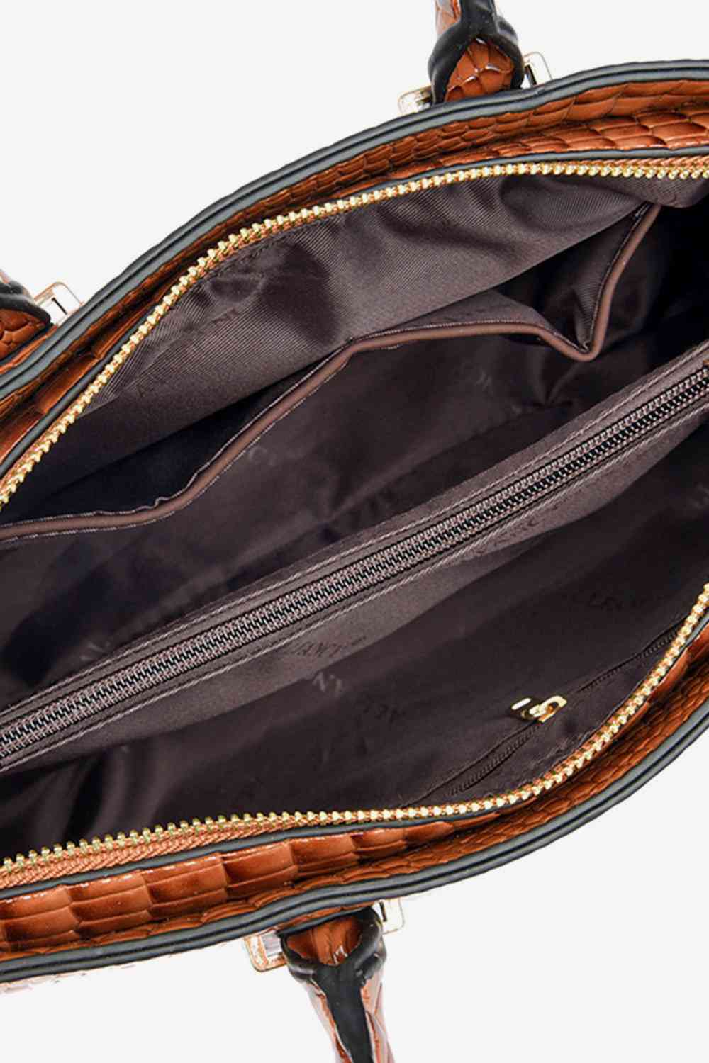 Textured PU Leather Handbag - AllIn Computer