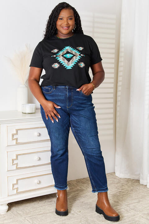 Simply Love Graphic Short Sleeve T-Shirt - AllIn Computer