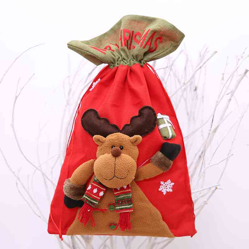 Drawstring Christmas Gift Bag - AllIn Computer