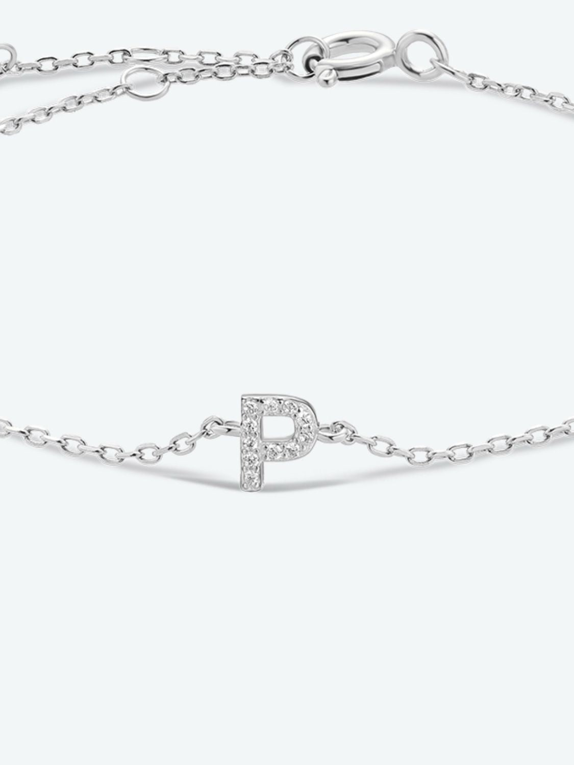 L To P Zircon 925 Sterling Silver Bracelet - AllIn Computer