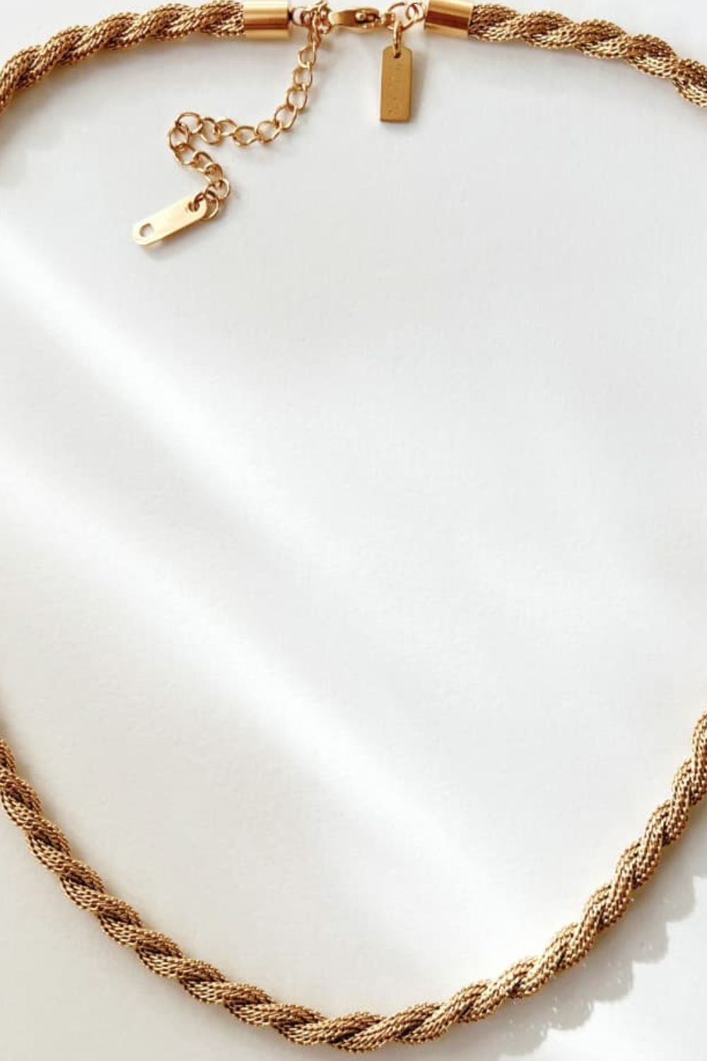 Twisted Stainless Steel Necklace - AllIn Computer