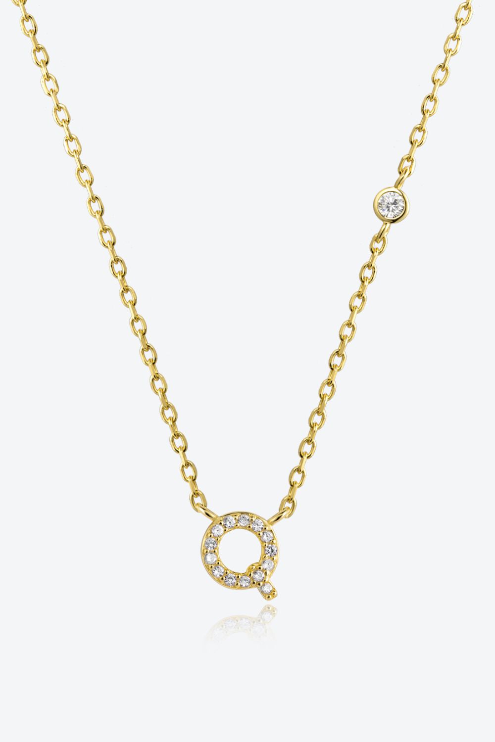 Q To U Zircon 925 Sterling Silver Necklace - AllIn Computer