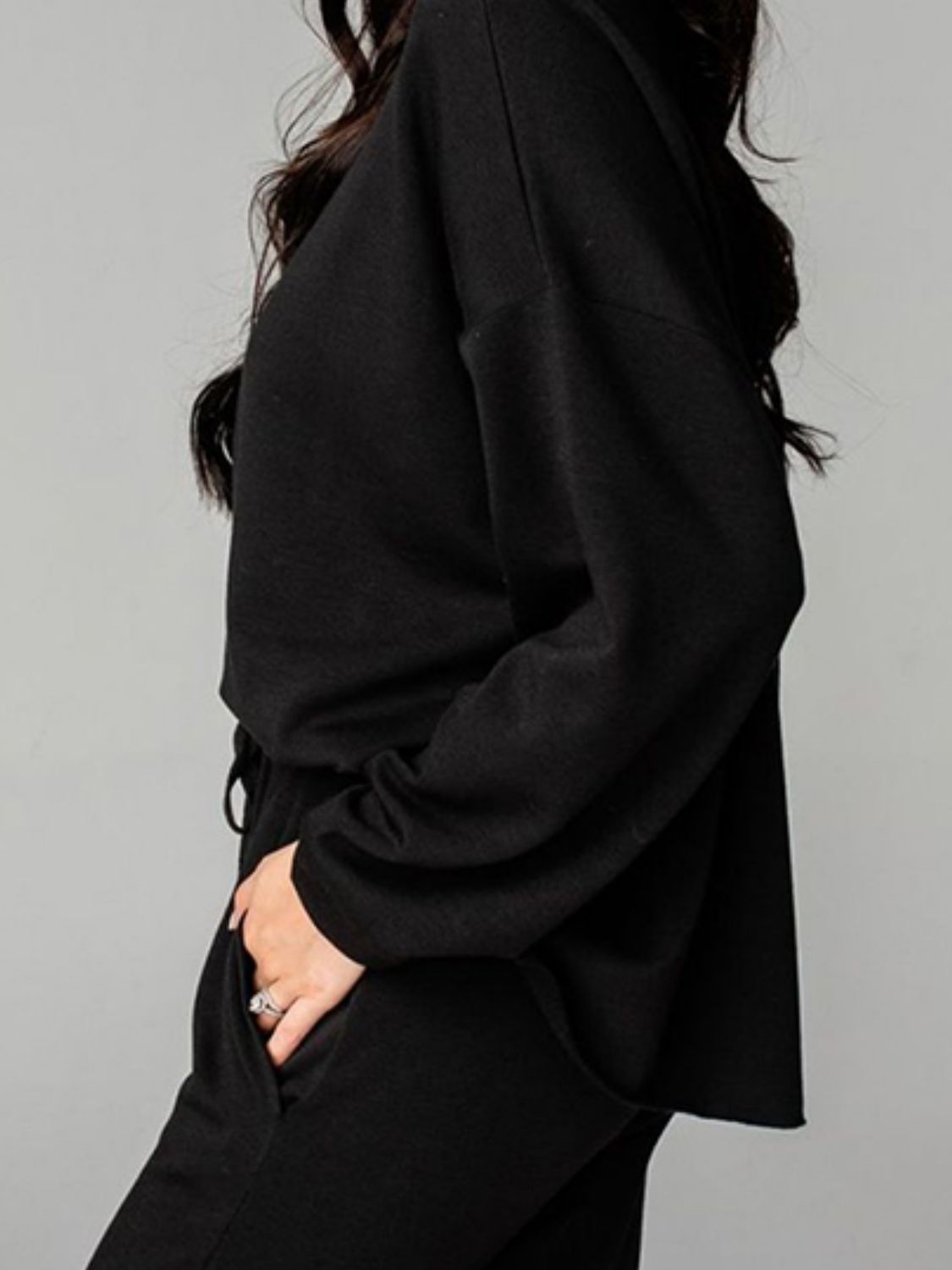 Distressed Sweatshirt and Joggers Set - AllIn Computer