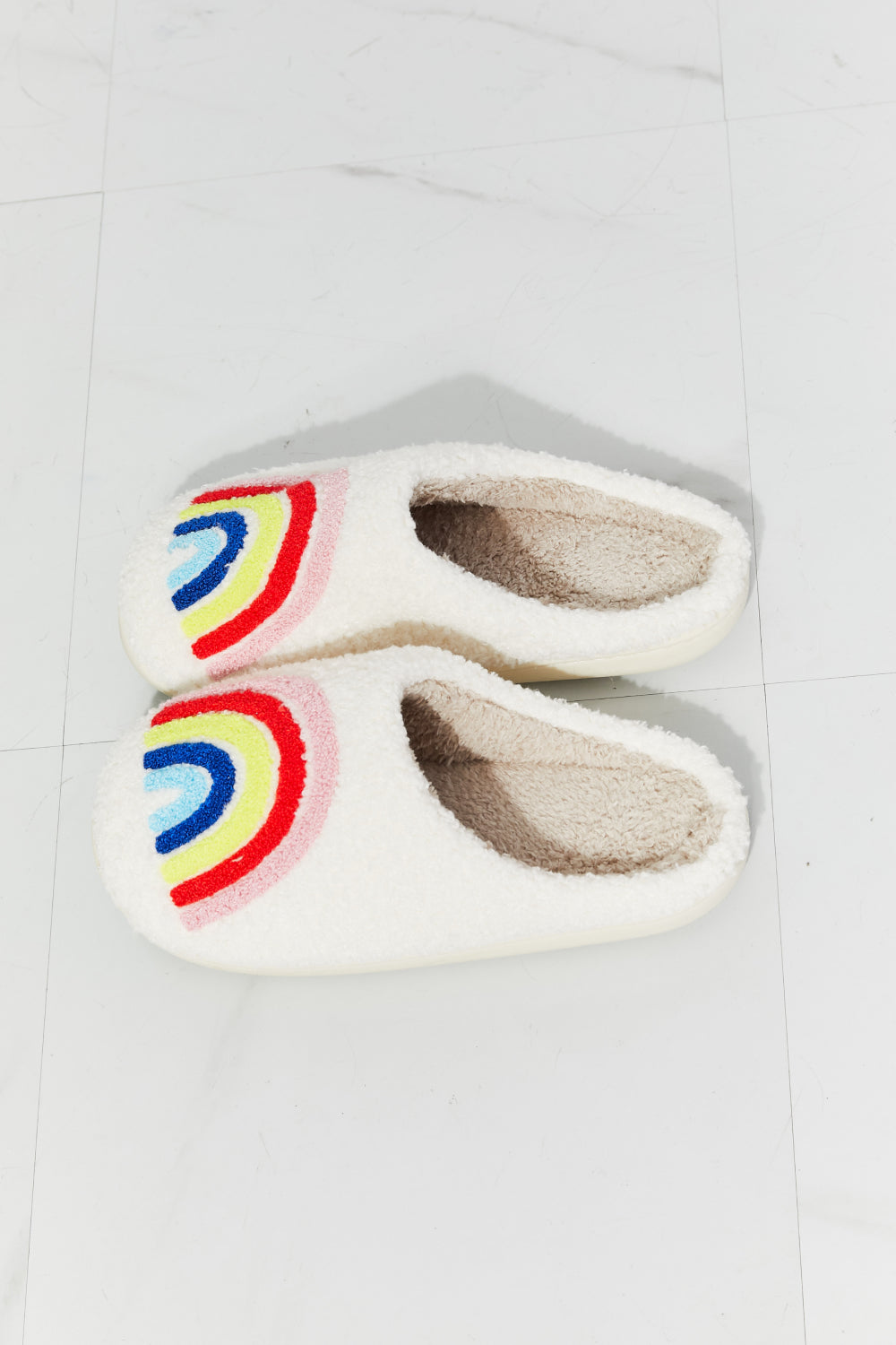 MMShoes Rainbow Plush Slippers - AllIn Computer