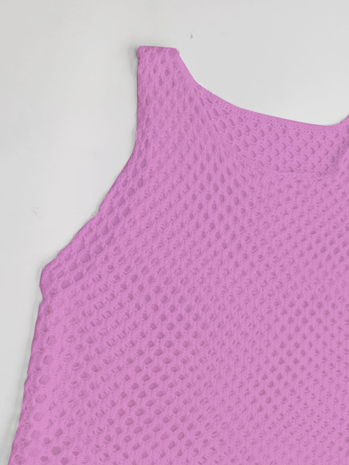 Cutout Wide Strap Cover Up with Tassel - AllIn Computer
