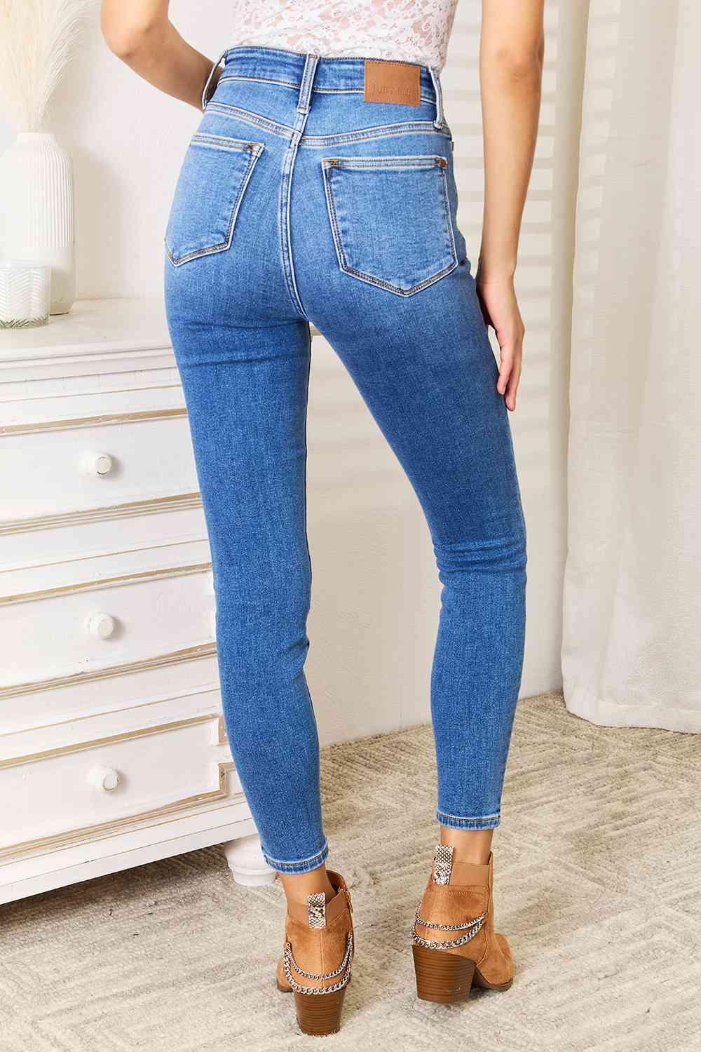 Judy Blue Full Size High Waist Skinny Jeans - AllIn Computer