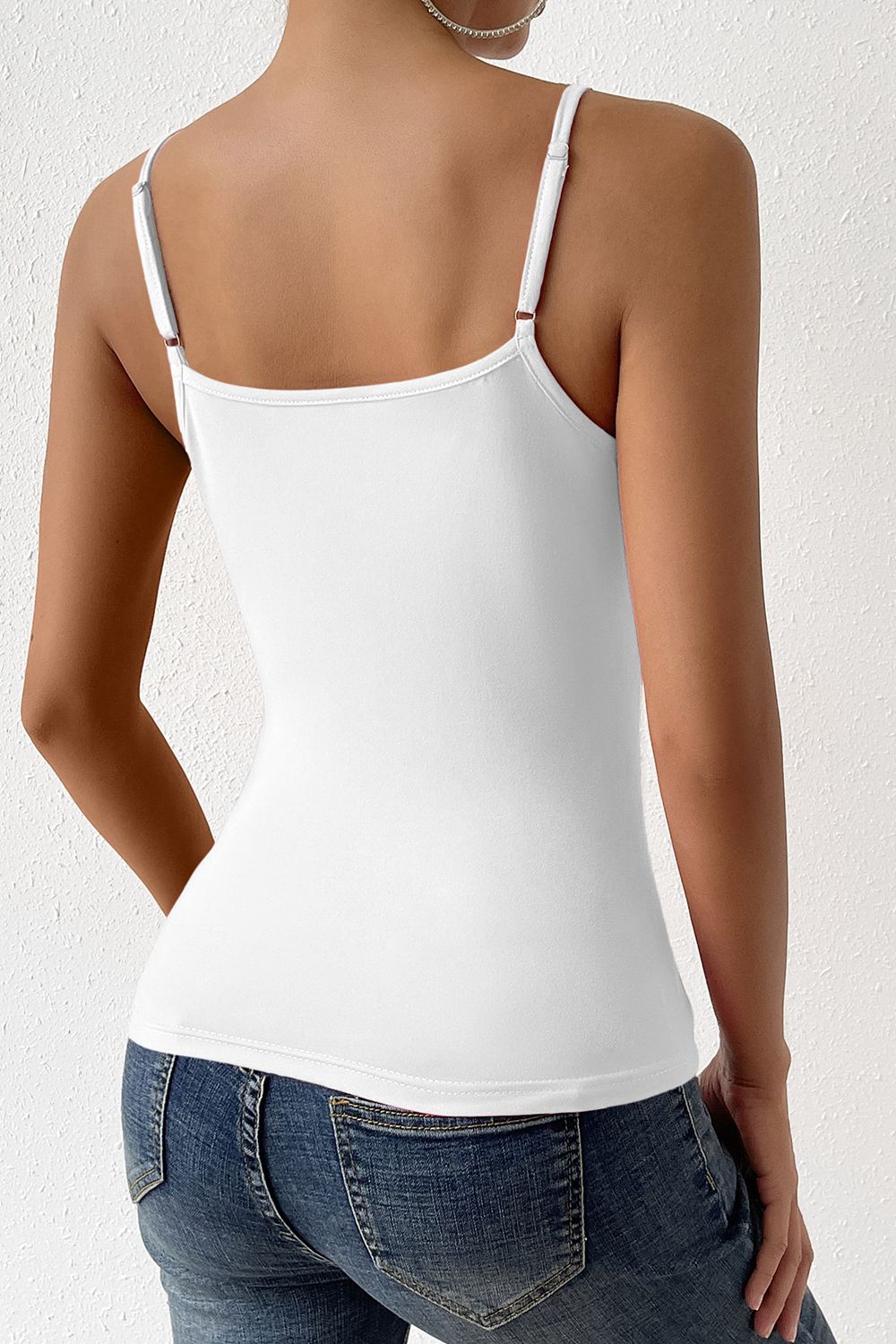 Scoop Neck Glitter Cami - AllIn Computer