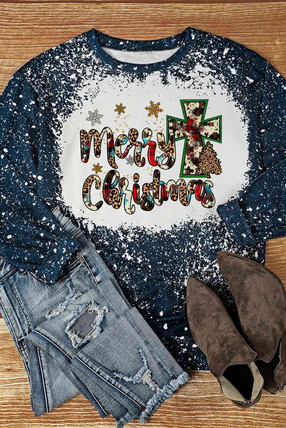 MERRY CHRISTMAS Graphic T-Shirt - AllIn Computer