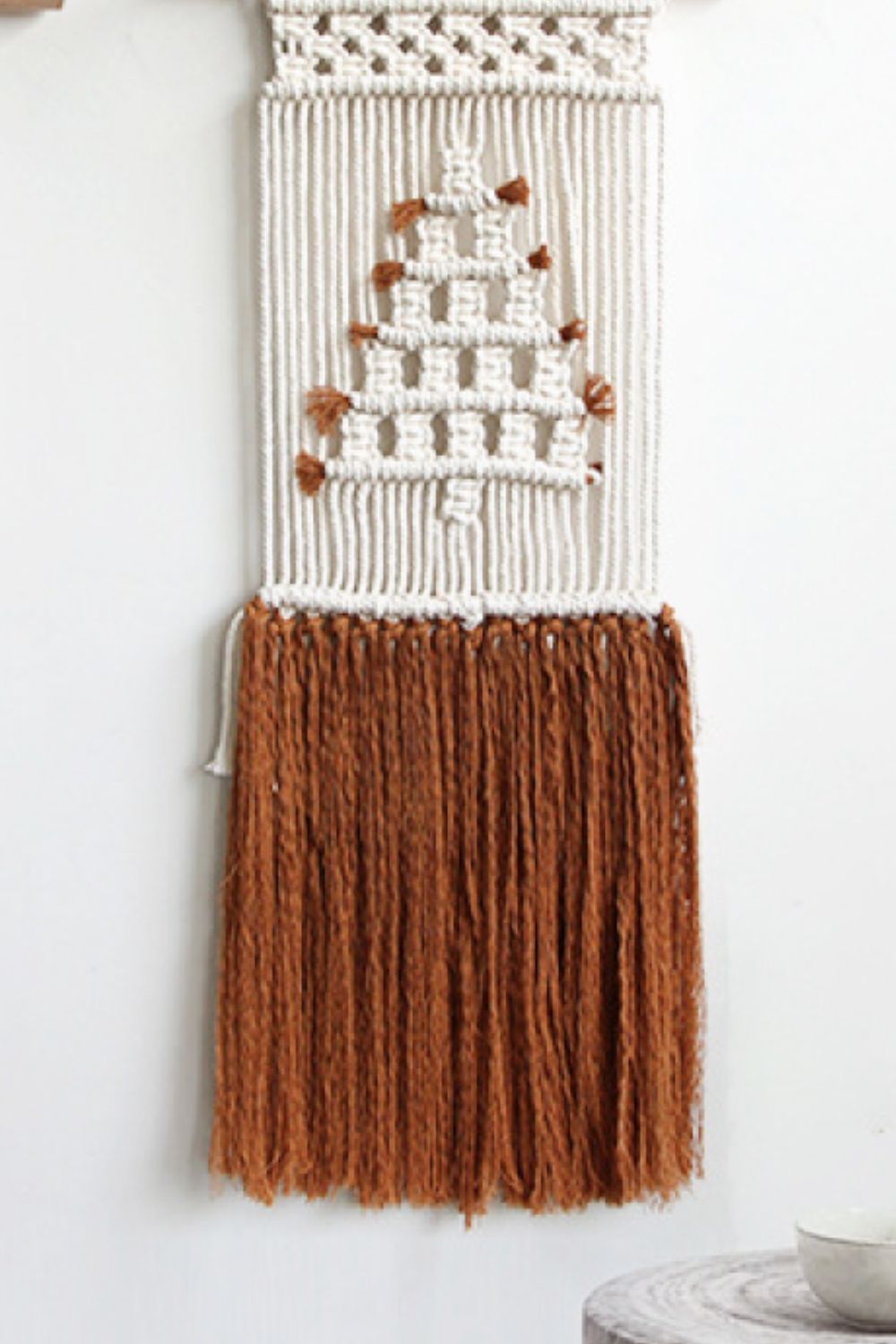 Macrame Fringe Hanging Wall Piece - AllIn Computer
