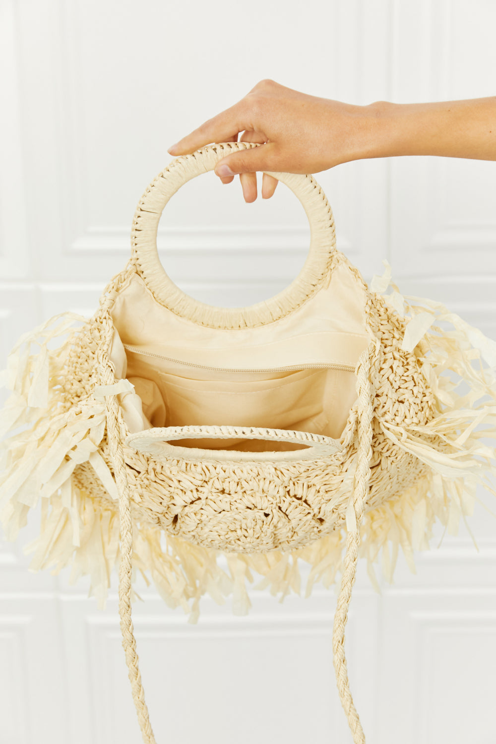 Fame Found My Paradise Straw Handbag - AllIn Computer