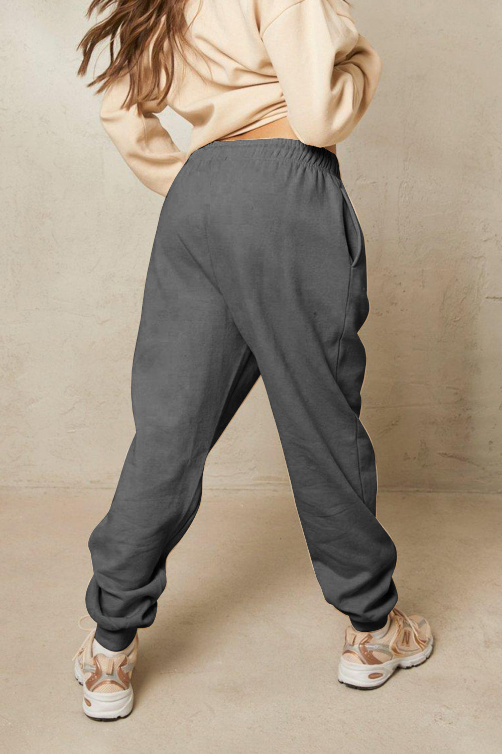 Simply Love Simply Love Full Size Drawstring Heart Graphic Long Sweatpants - AllIn Computer