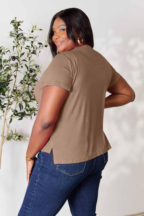 Basic Bae Full Size Round Neck Short Sleeve T-Shirt - AllIn Computer