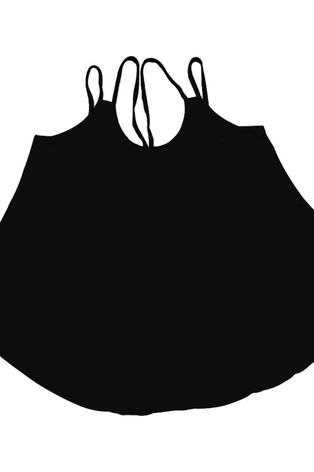 Scoop Neck Double-Strap Cami - AllIn Computer