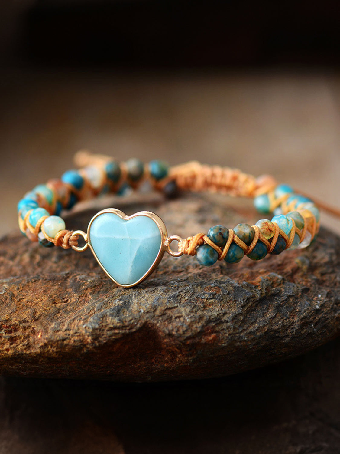 Heart Shape Beaded Bracelet - AllIn Computer