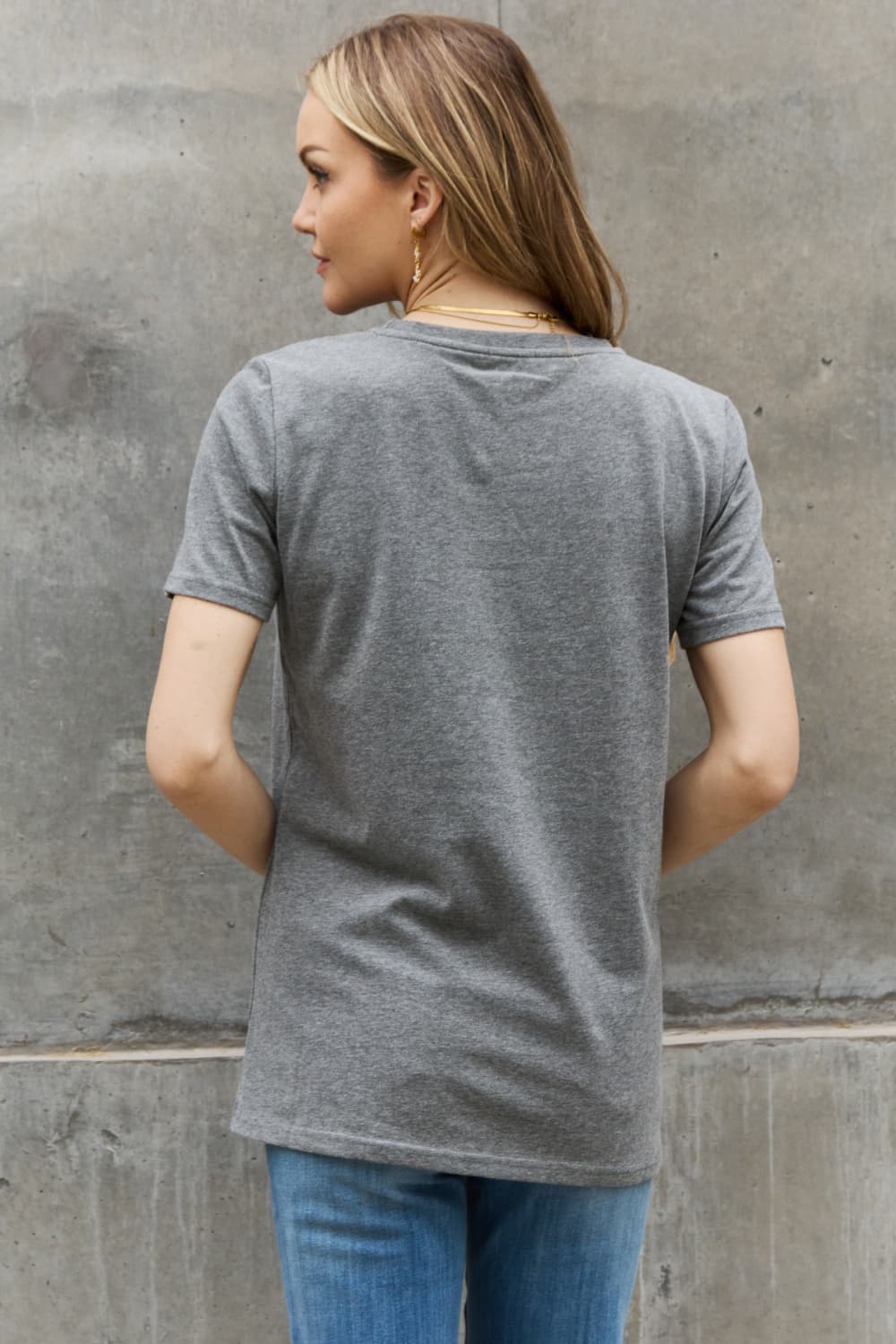 Simply Love Full Size HAVE THE DAY YOU DESERVE Graphic Cotton Tee - AllIn Computer