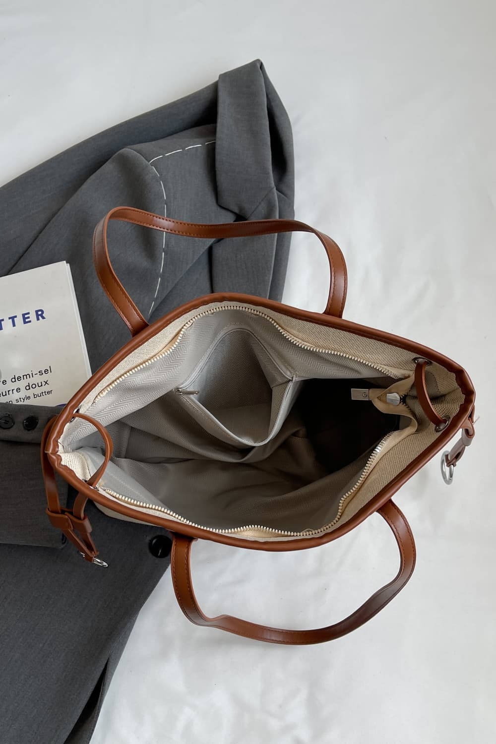 PU Leather Tote Bag - AllIn Computer