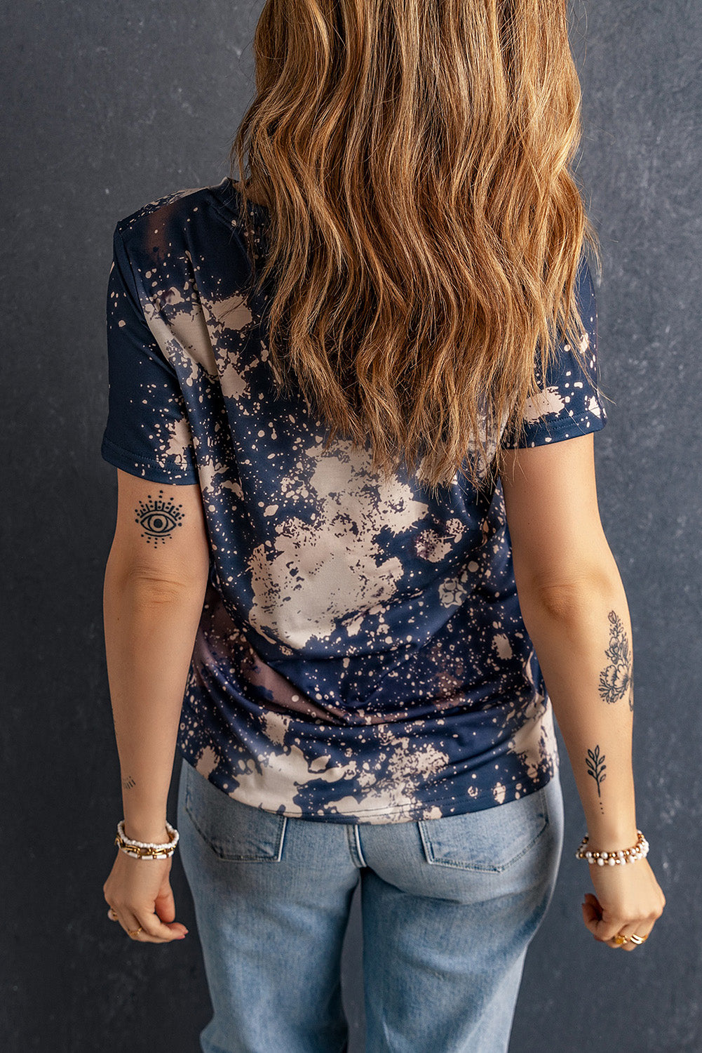 AMERICA Round Neck Short Sleeve T-Shirt - AllIn Computer