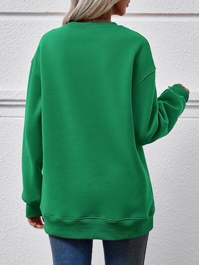 MERRY CHRISTMAS Dropped Shoulder Sweatshirt - AllIn Computer
