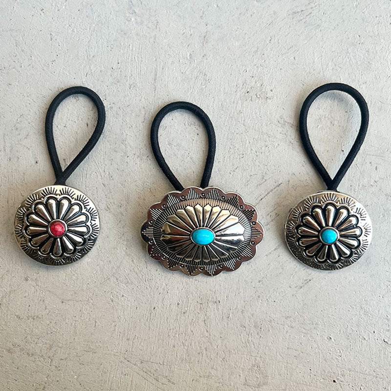 Turquoise Round Shape Hair Rope - AllIn Computer