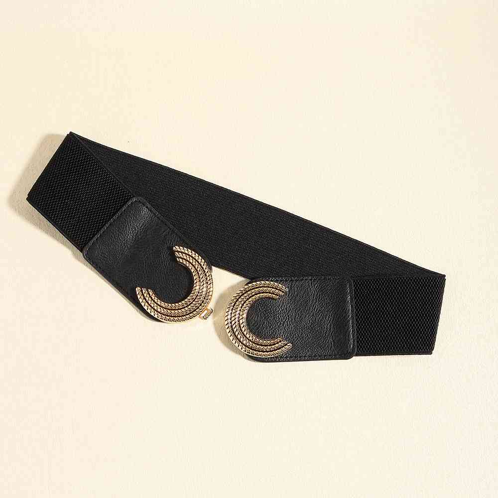 Double C Buckle Elastic Belt - AllIn Computer