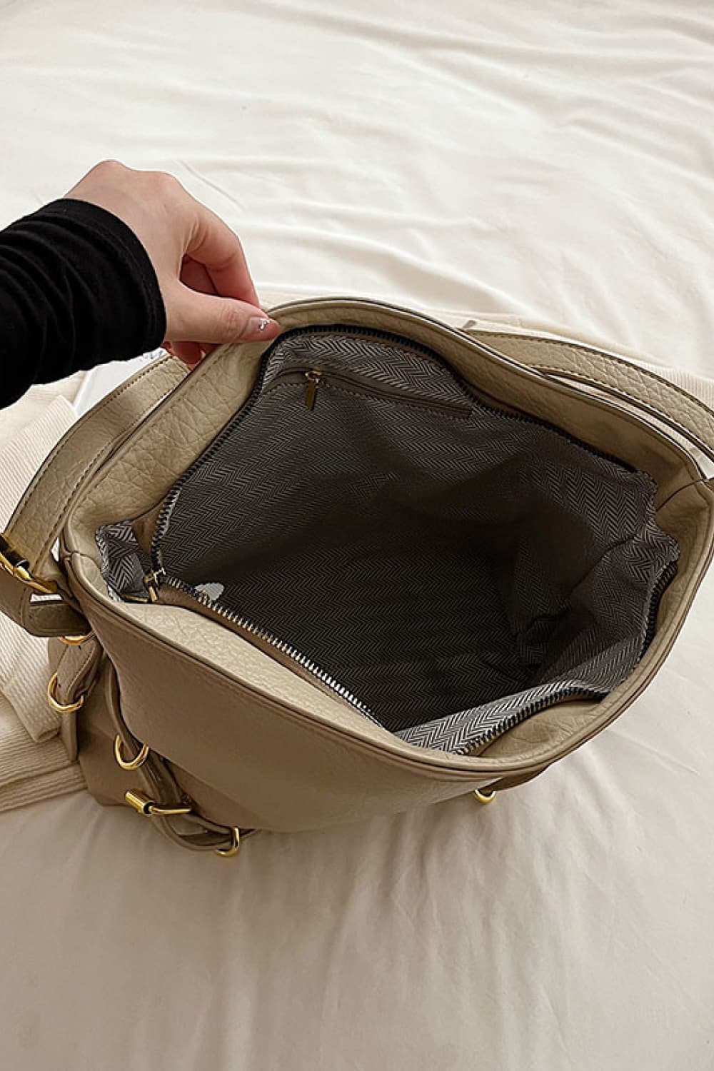 Large PU Leather Crossbody Bag - AllIn Computer