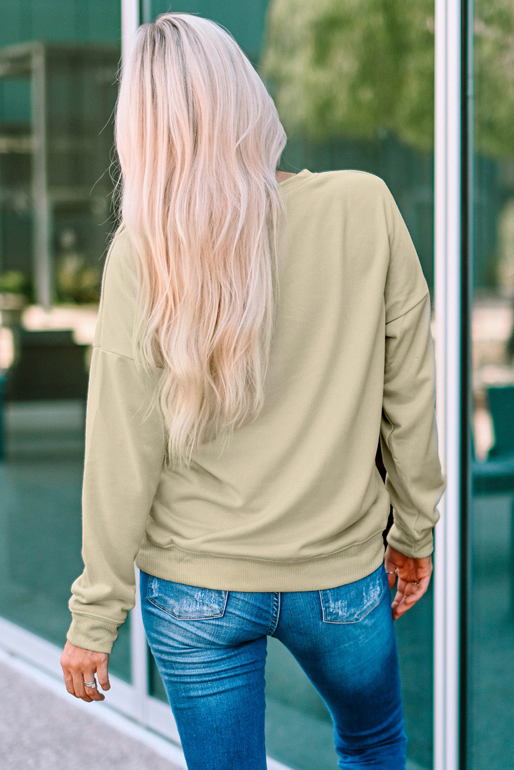 HAPPY FALL Pumpkin Dropped Shoulder Sweatshirt - AllIn Computer