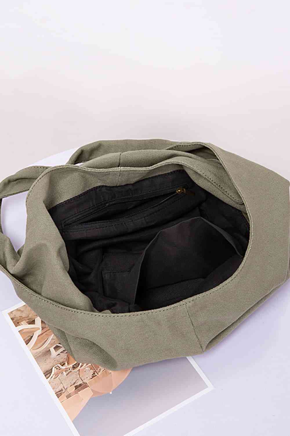Large Canvas Crossbody Bag - AllIn Computer