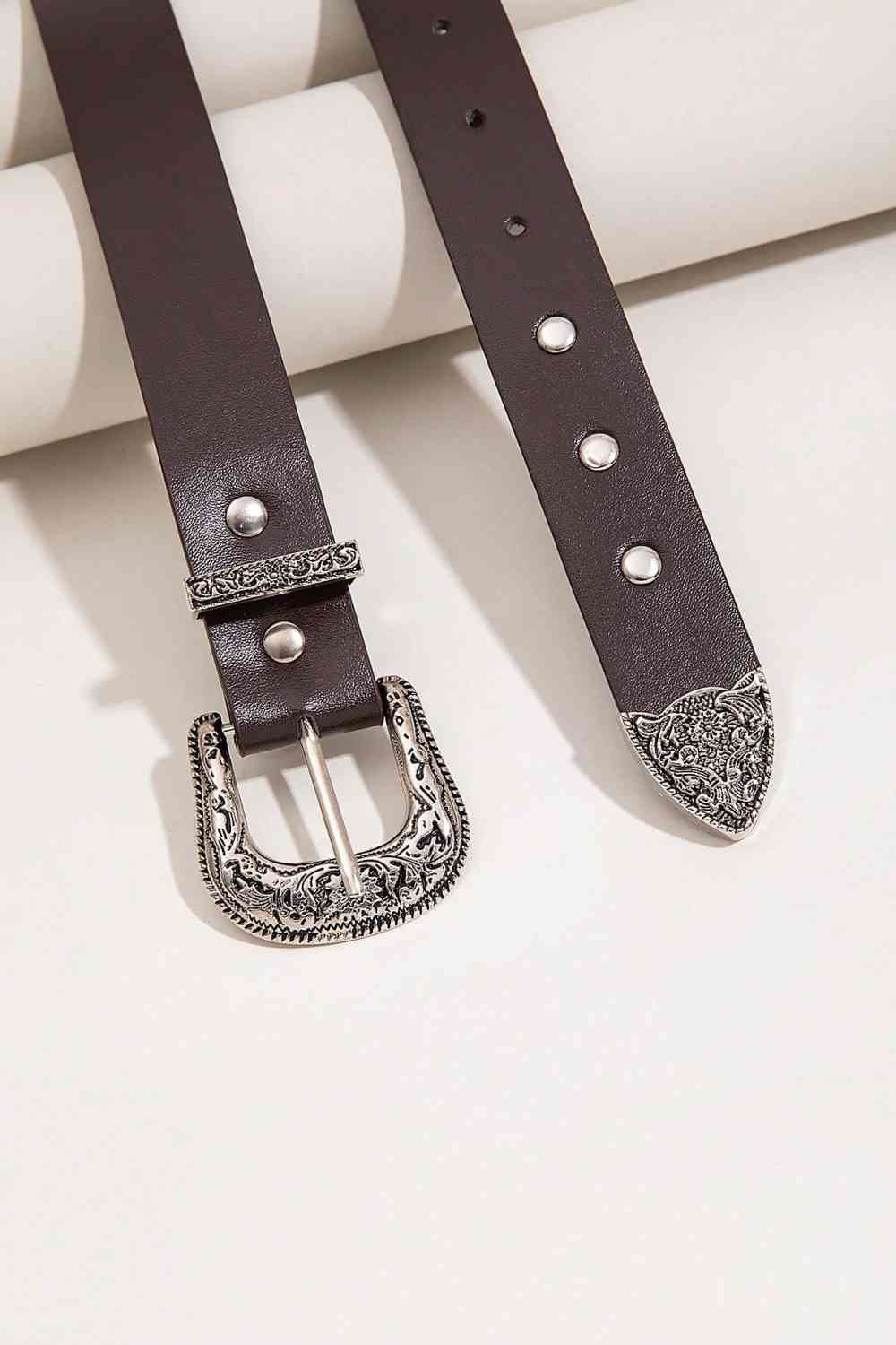 PU Leather Studded Belt - AllIn Computer