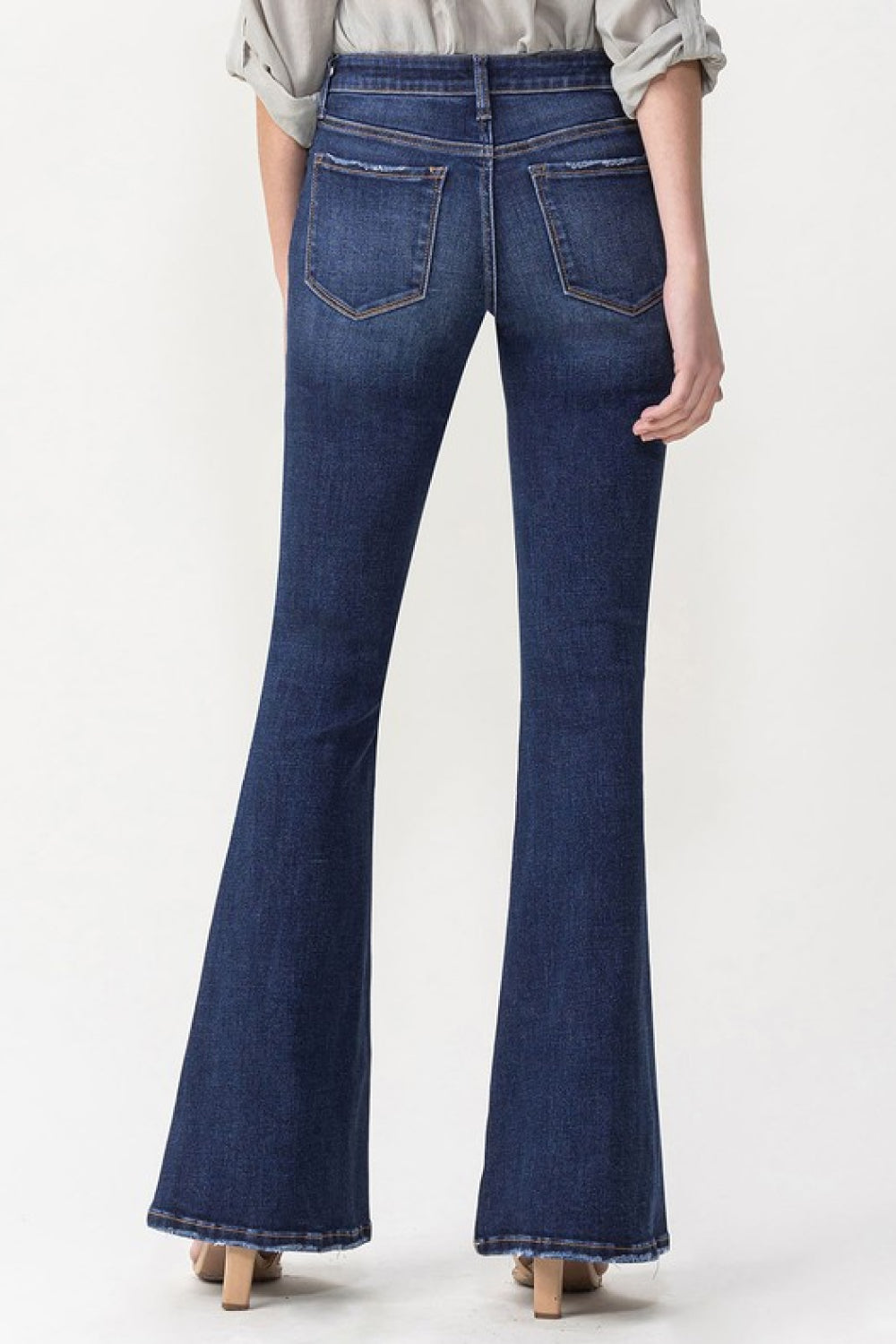 Lovervet Full Size Joanna Midrise Flare Jeans - AllIn Computer
