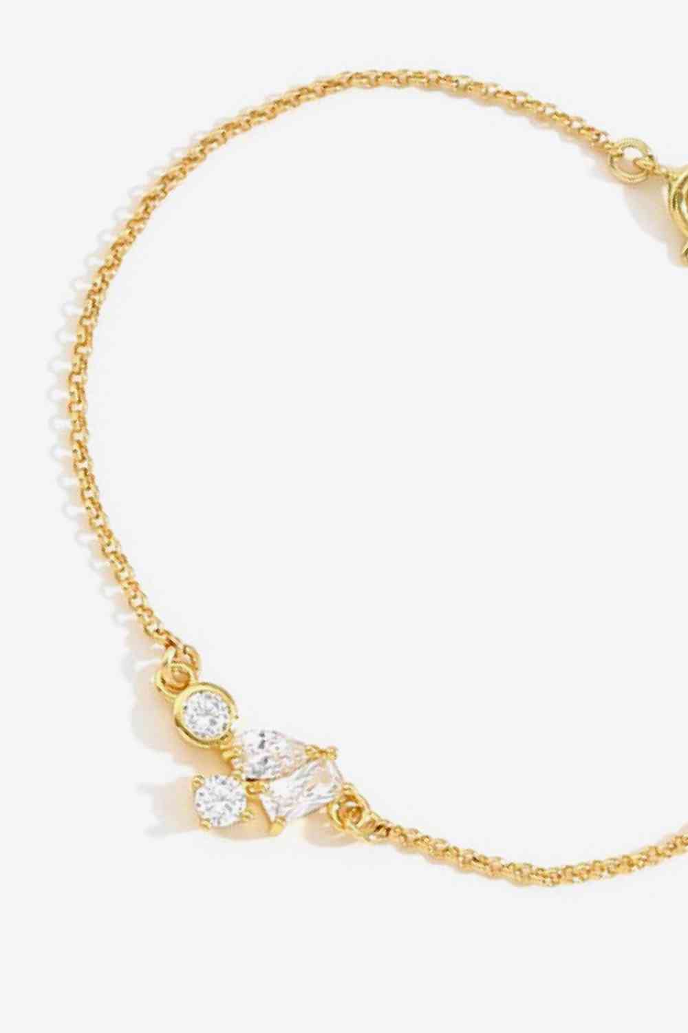18K Gold Plated Zircon Bracelet - AllIn Computer