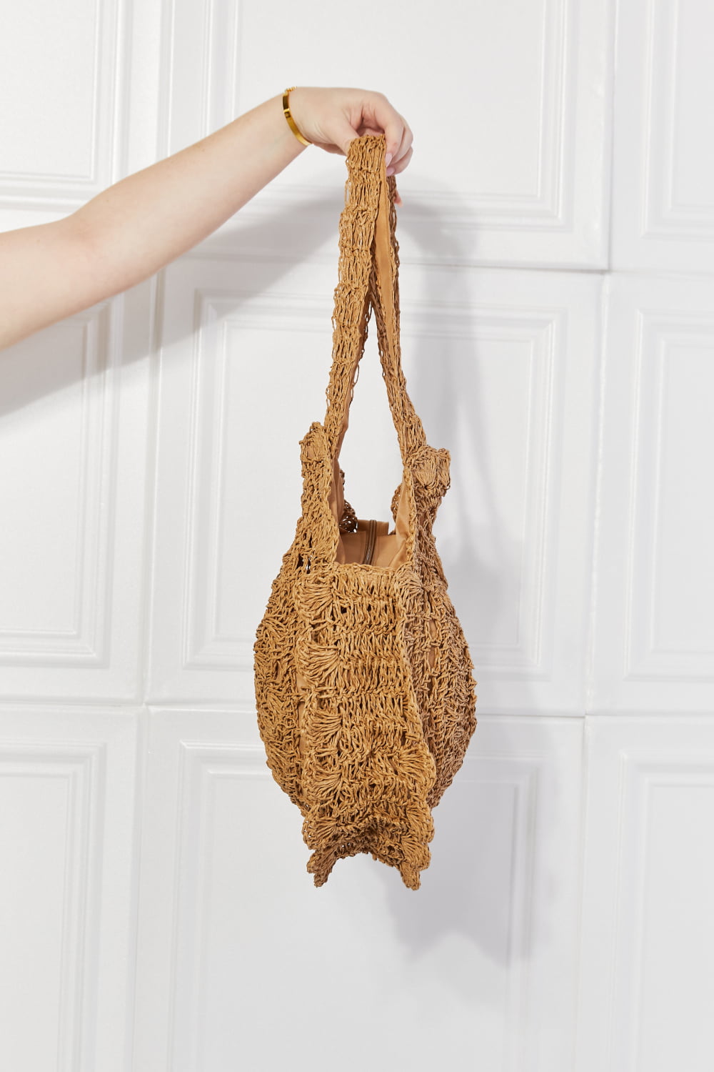Justin Taylor Brunch Time Straw Rattan Handbag - AllIn Computer