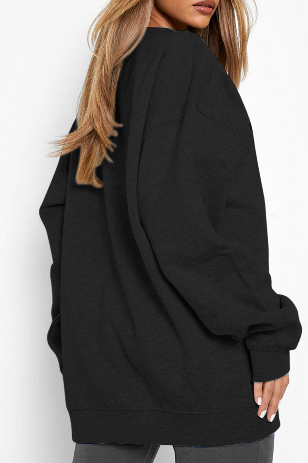 Simply Love Simply Love Full Size Dropped Shoulder SKULL Graphic Sweatshirt - AllIn Computer