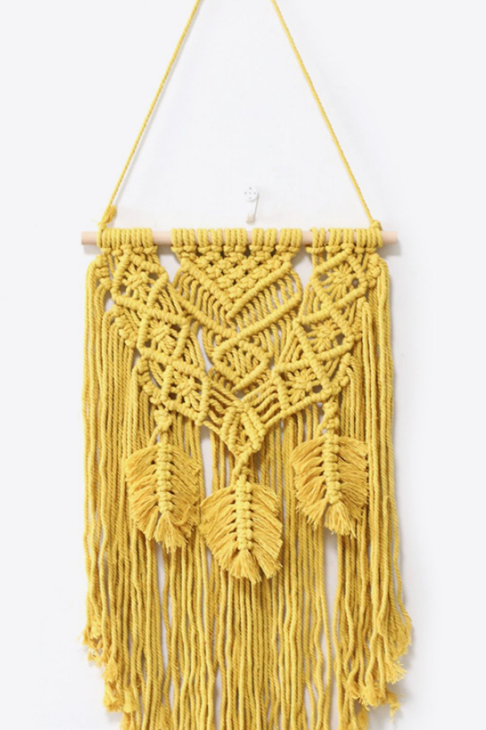 Fully Handmade Fringe Macrame Hanging Wall Piece - AllIn Computer