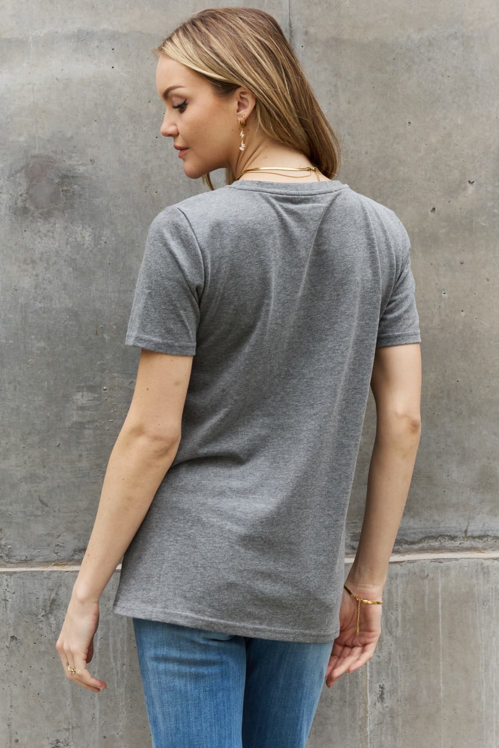 Simply Love Simply Love Full Size LIVE WILD ROAM FREE Graphic Cotton Tee - AllIn Computer