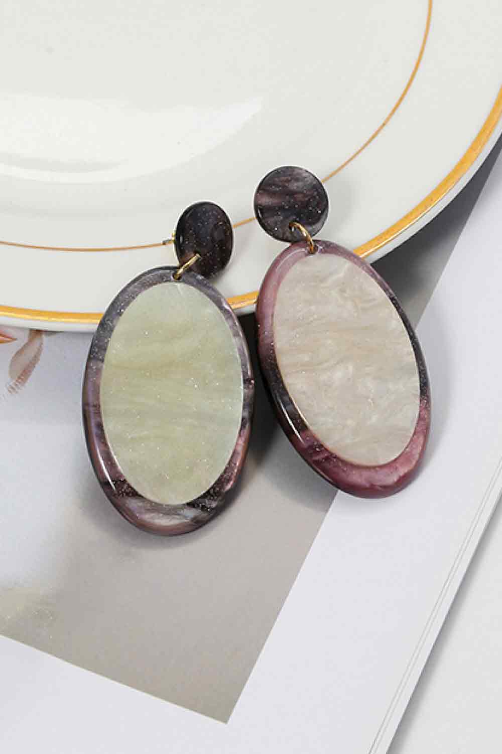 Teardrop Acrylic Earrings - AllIn Computer