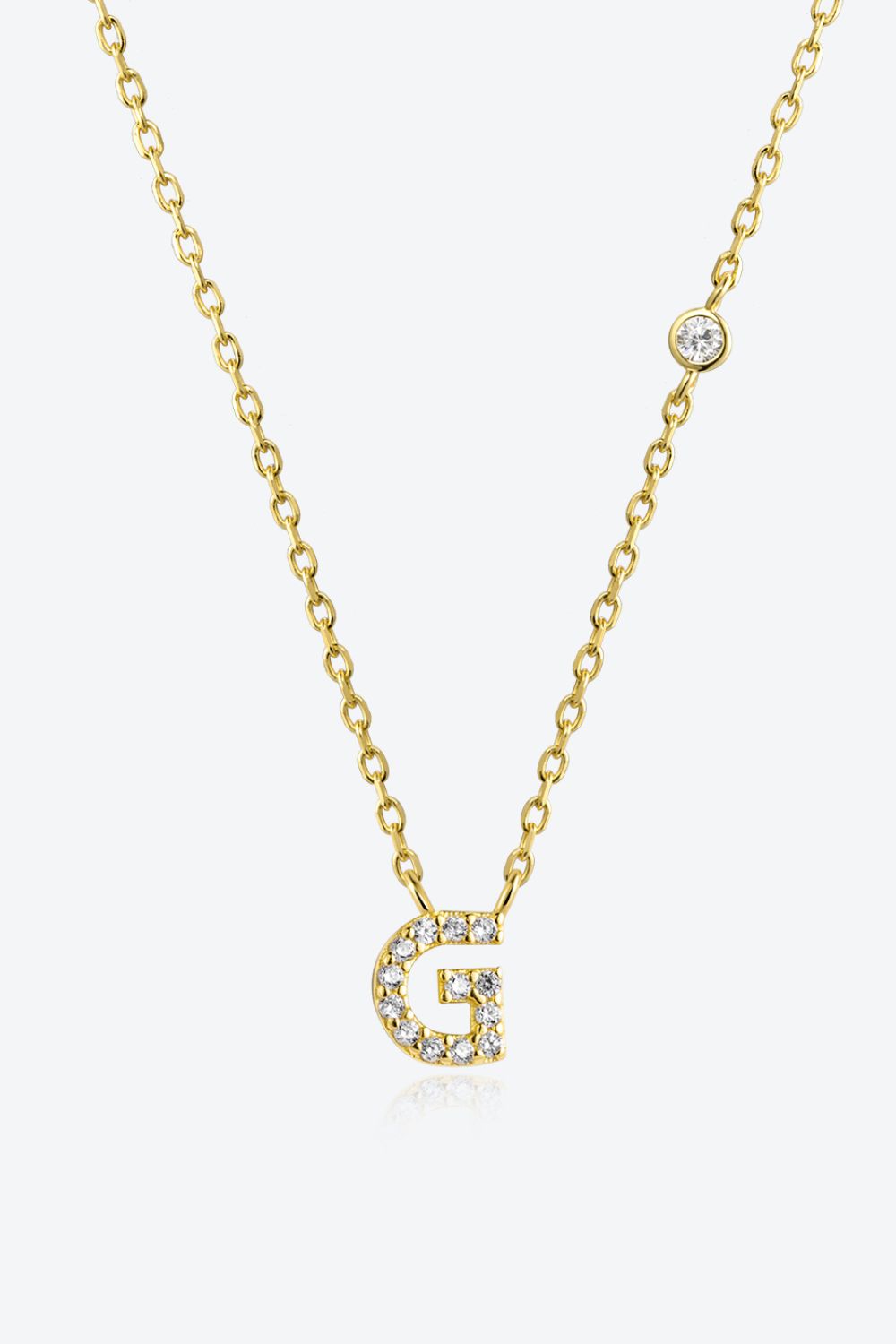 G To K Zircon 925 Sterling Silver Necklace - AllIn Computer