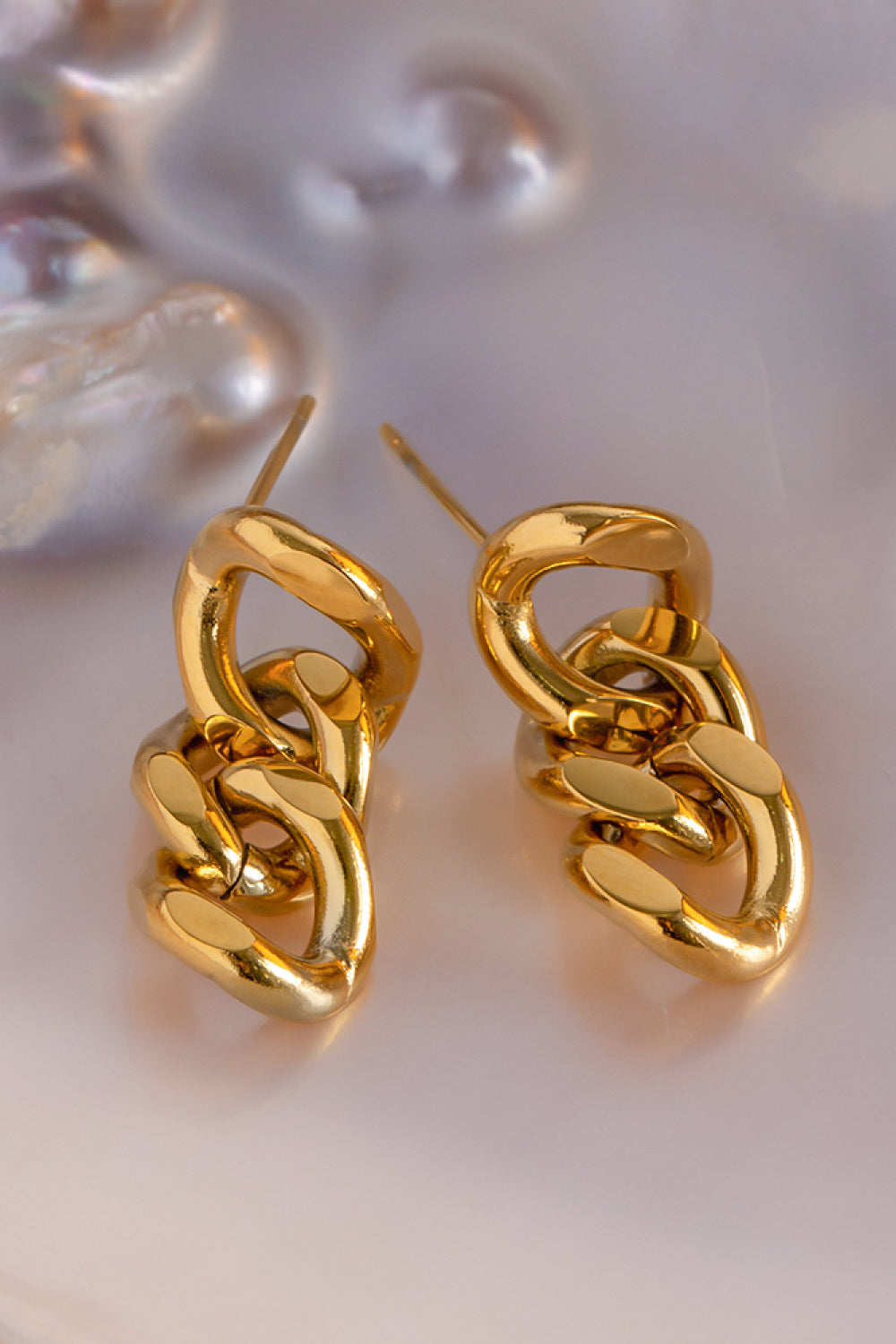 Stainless Steel Chain Earrings - AllIn Computer